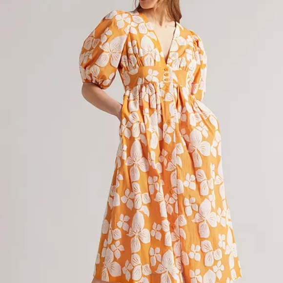 Ted Baker London Cinthy Floral Jacquard A-Line Dress - Picture 2 of 12